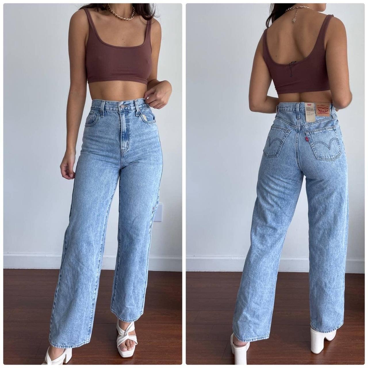 levis high waist straight