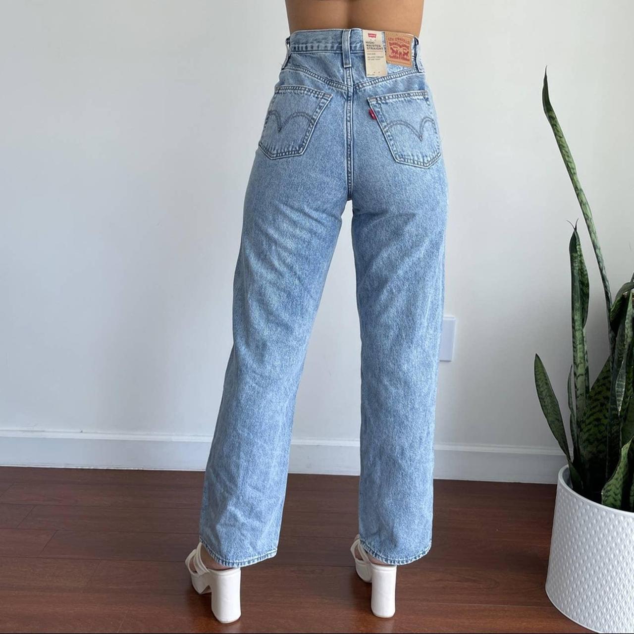 levis high waist straight