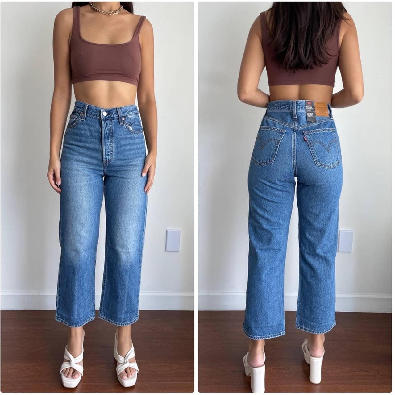 levis high waist straight