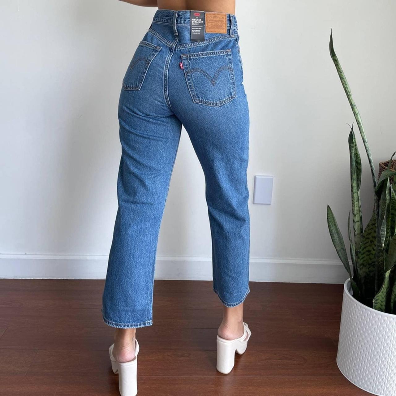 levis high waist straight