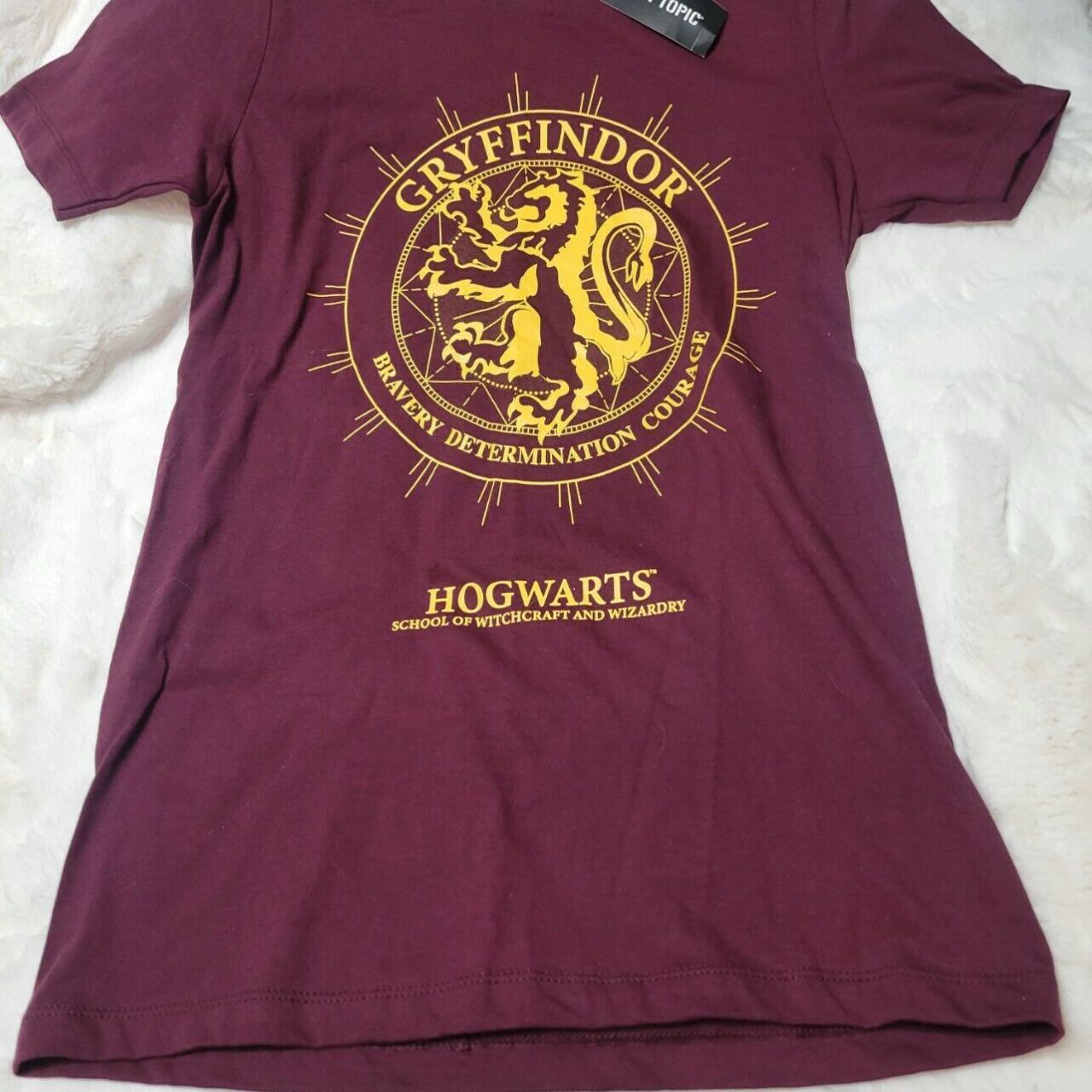 Harry Potter Men's Burgundy T-shirt | Depop