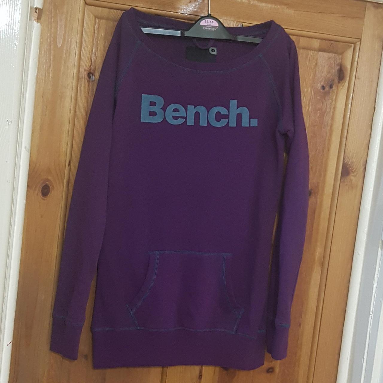 Bench Women's Purple Jumper Depop