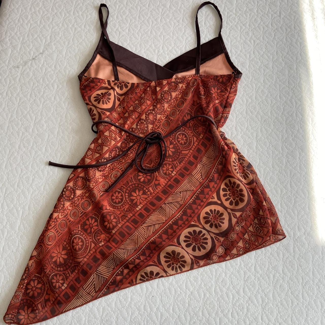 Y2k Vintage Fairycore Cami Tale With Double Fabric Depop