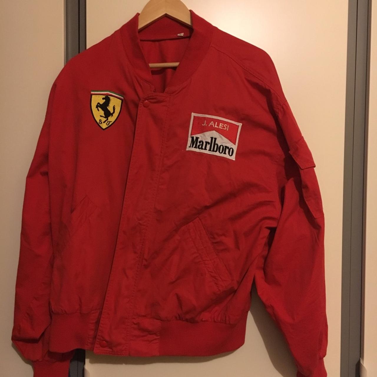 Giacca Vintage Ferrari originale di Jean Alesi del
