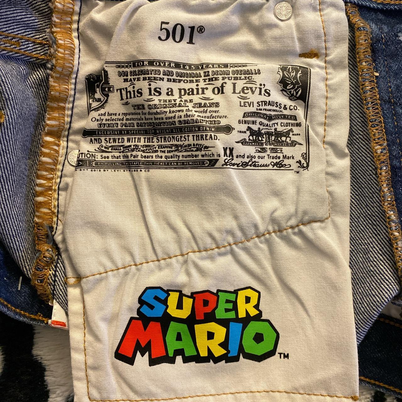 Levi's 501 Super Mario High Rise store Shorts