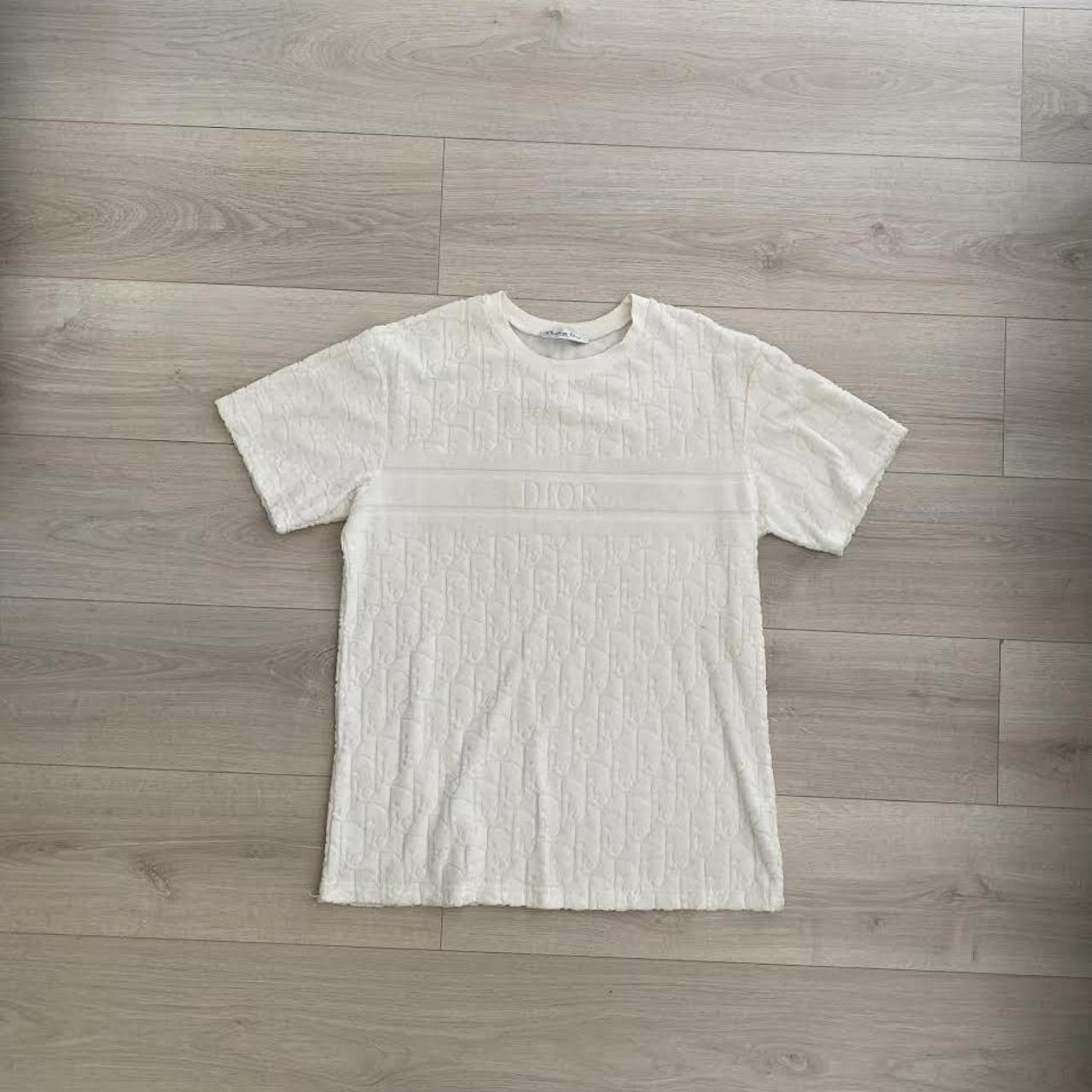 Dior Oblique Towel Tee White