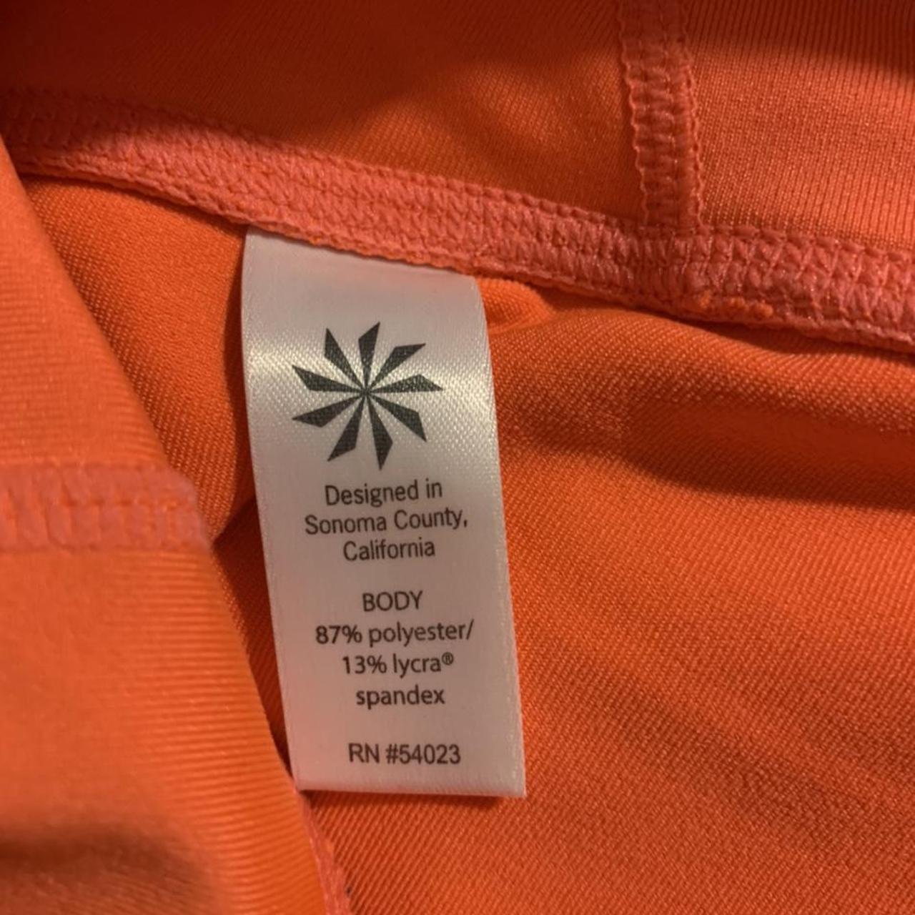 Athleta Women's Orange Leggings | Depop