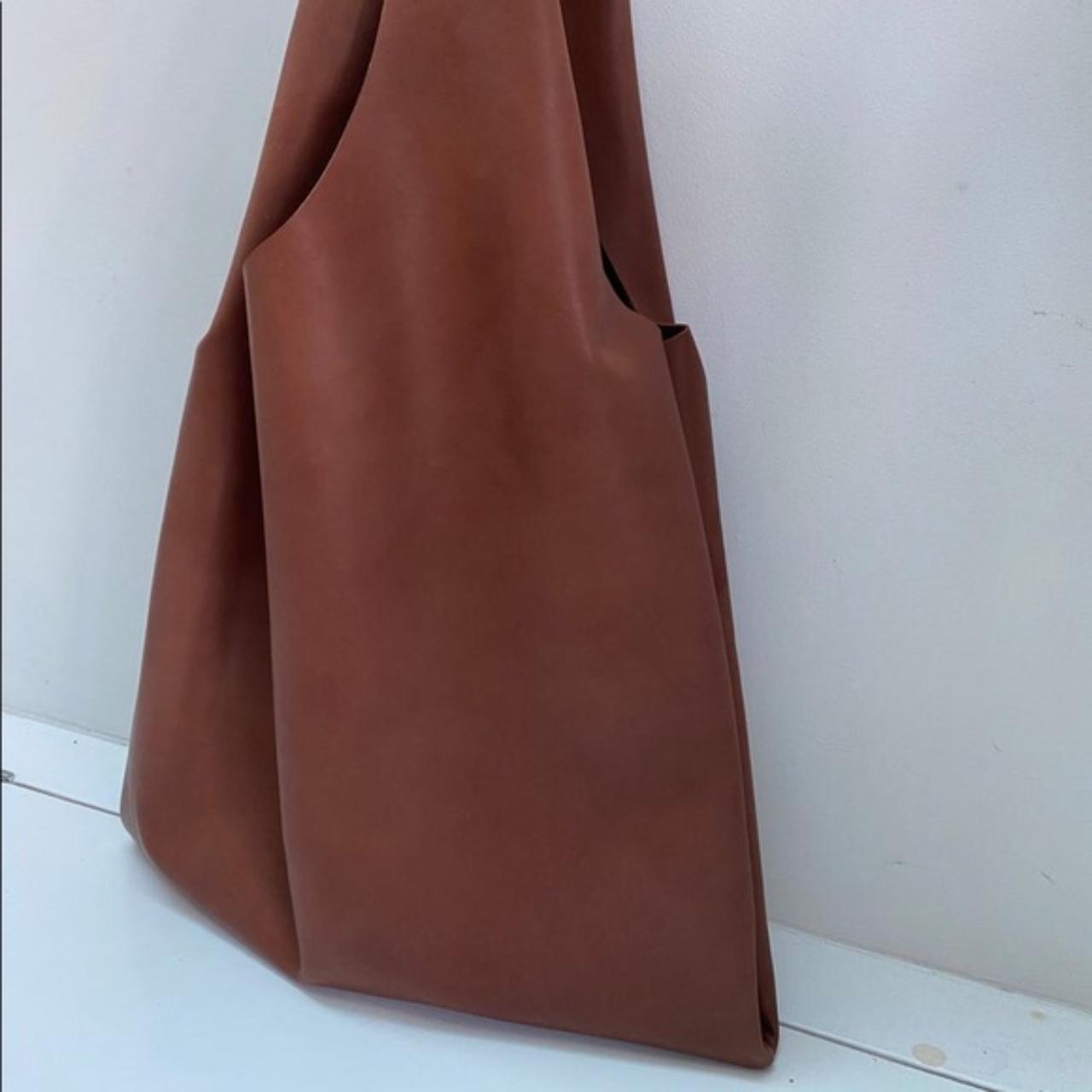 Vintage 50s Buttersoft Tan Gathered Leather Handbag w/ Matching Purse –  Brand Spanking Vintage