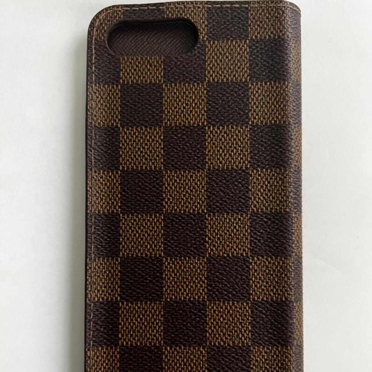 Louis Vuitton Damier Ebene Canvas iPhone 7/8 Plus Folio Case Louis