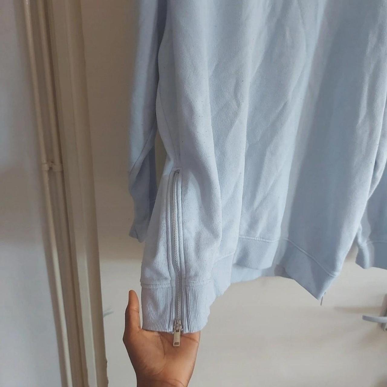 Baby blue Jumper with zips on the side. Size 10/12... Depop