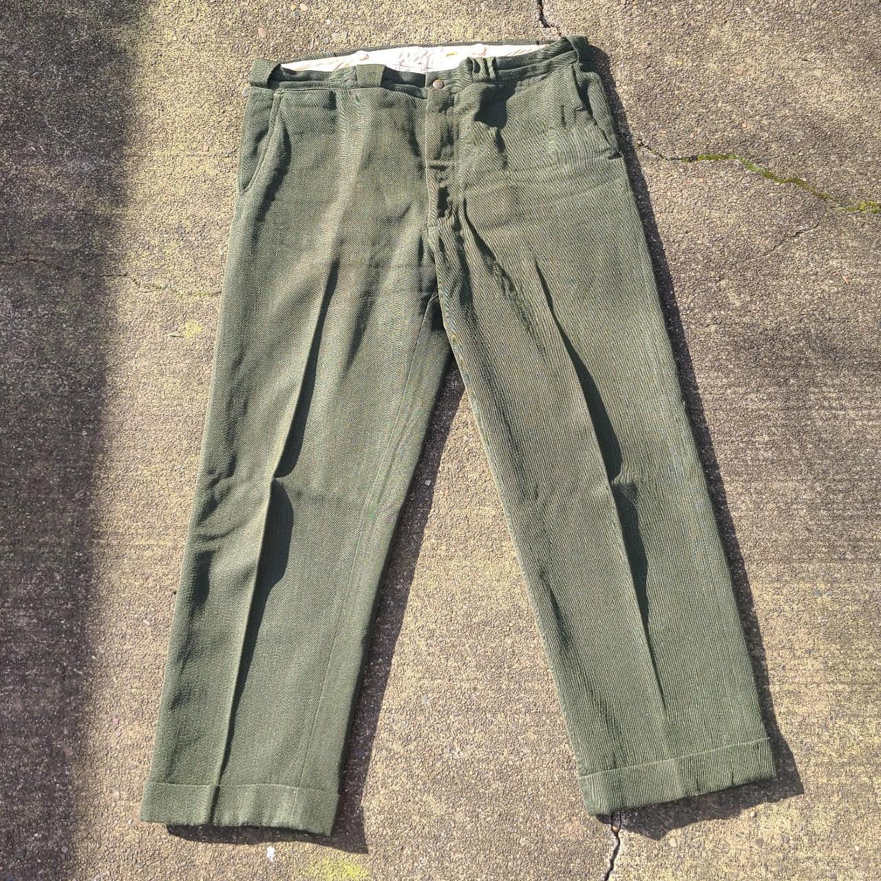 Vintage 50s Ranger Whipcord Pants Made in USA. 100%... - Depop