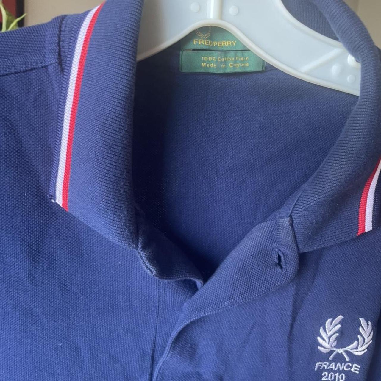 Fred Perry Men's Navy and Red Polo-shirts (4)
