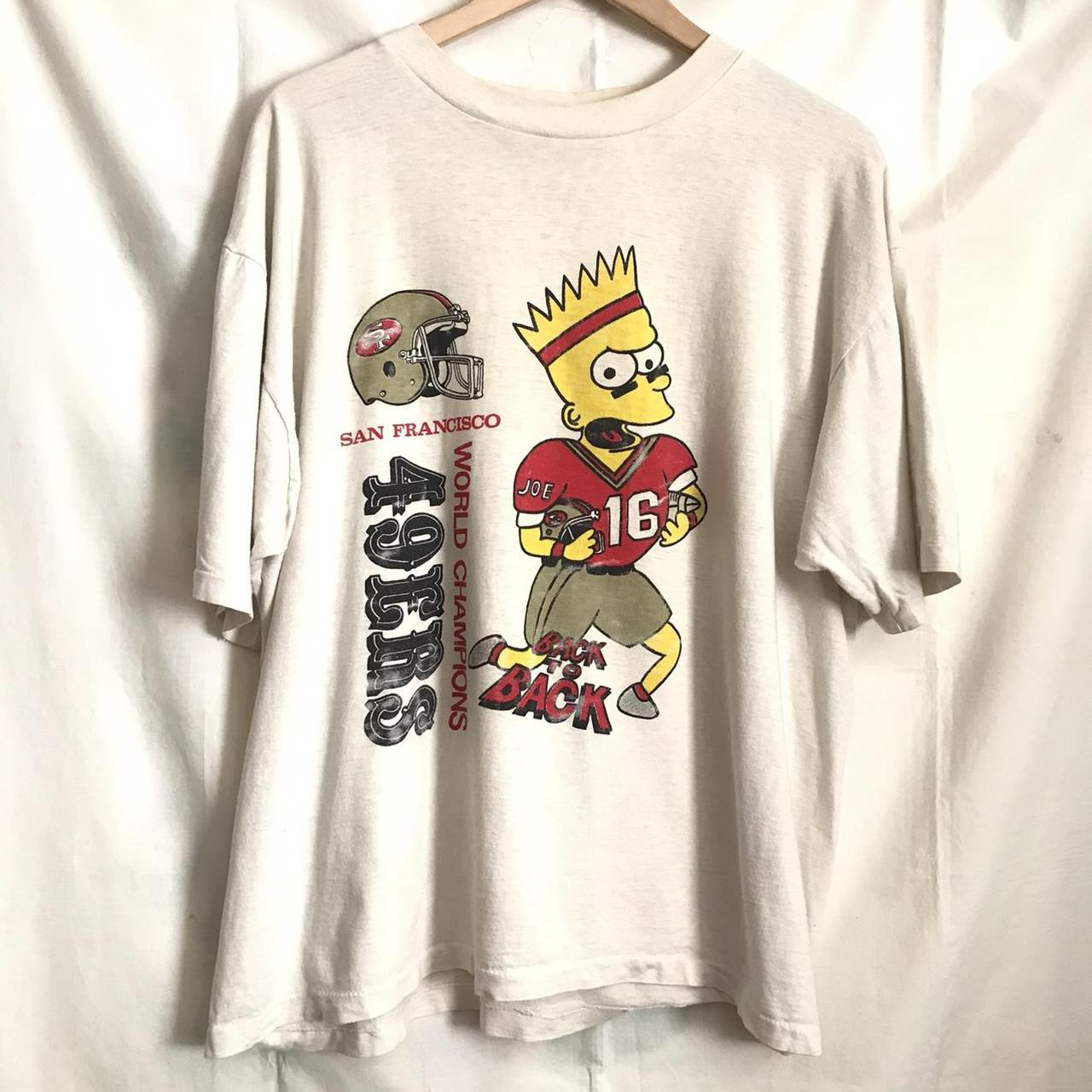 Vintage Bart Simpson T Shirt San Francisco - Depop