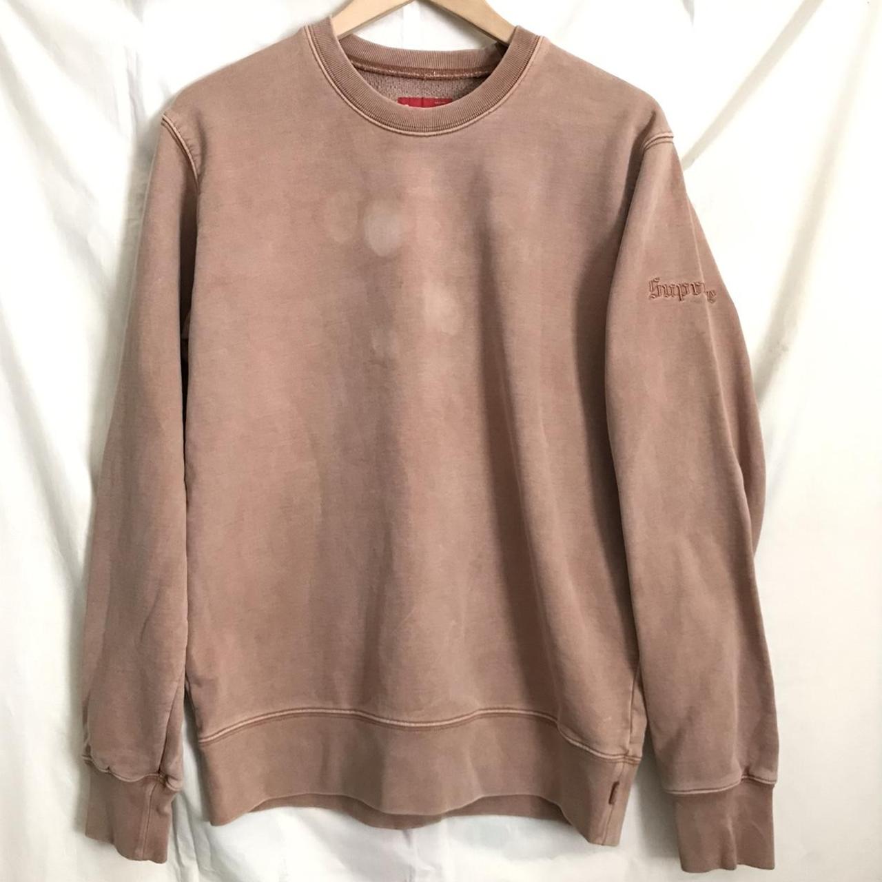 supreme 17ss overdyed sweatshirt スウェット