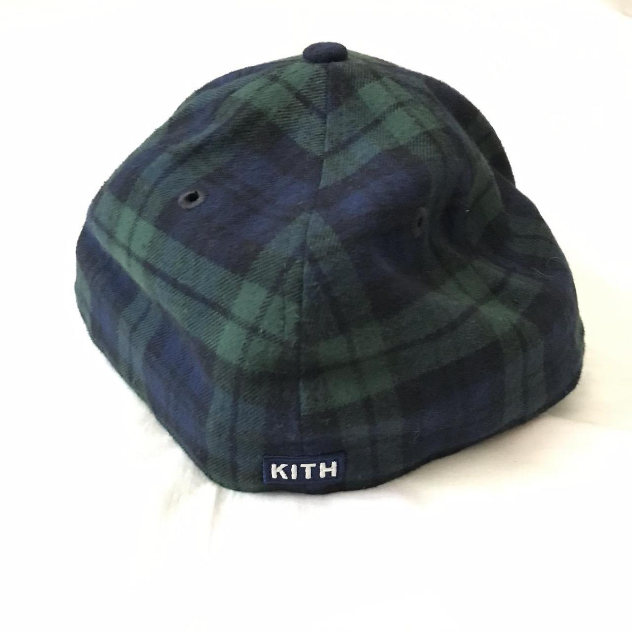 KITH New York Yankees Hat Kith x New Era Blue plaid... - Depop