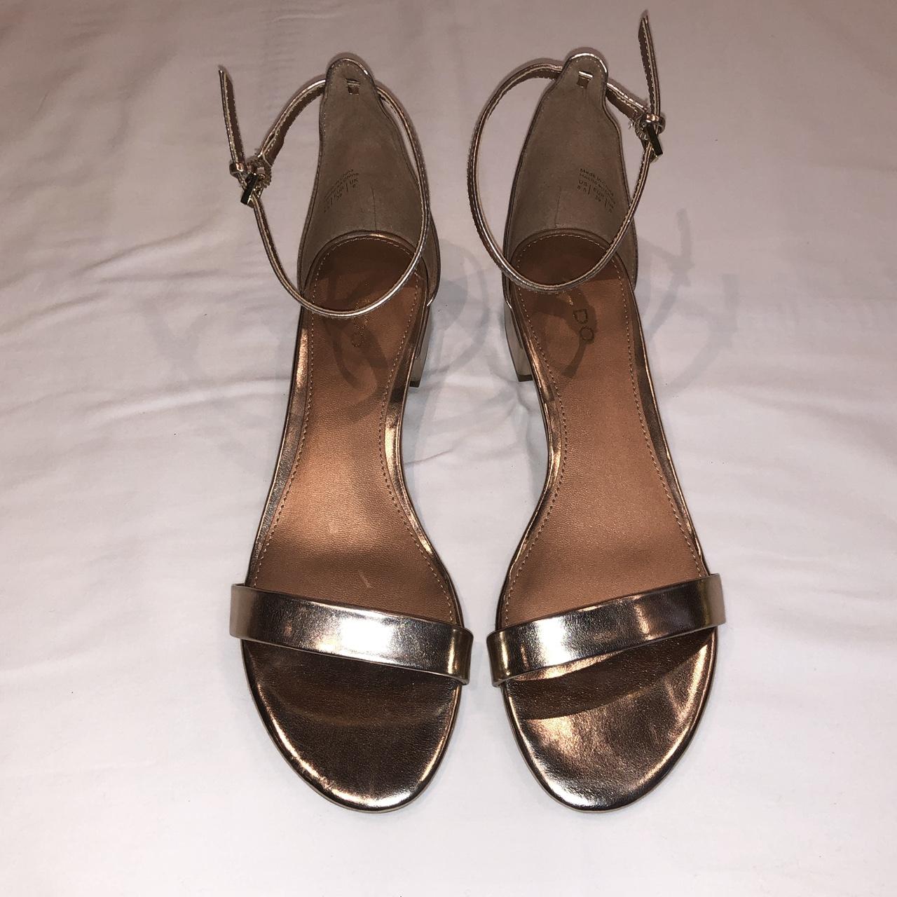 Buy Gold Heeled Sandals for Women by ALDO Online | Ajio.com