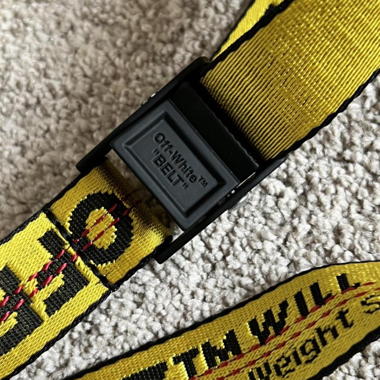 Off white hotsell belt womens yellow