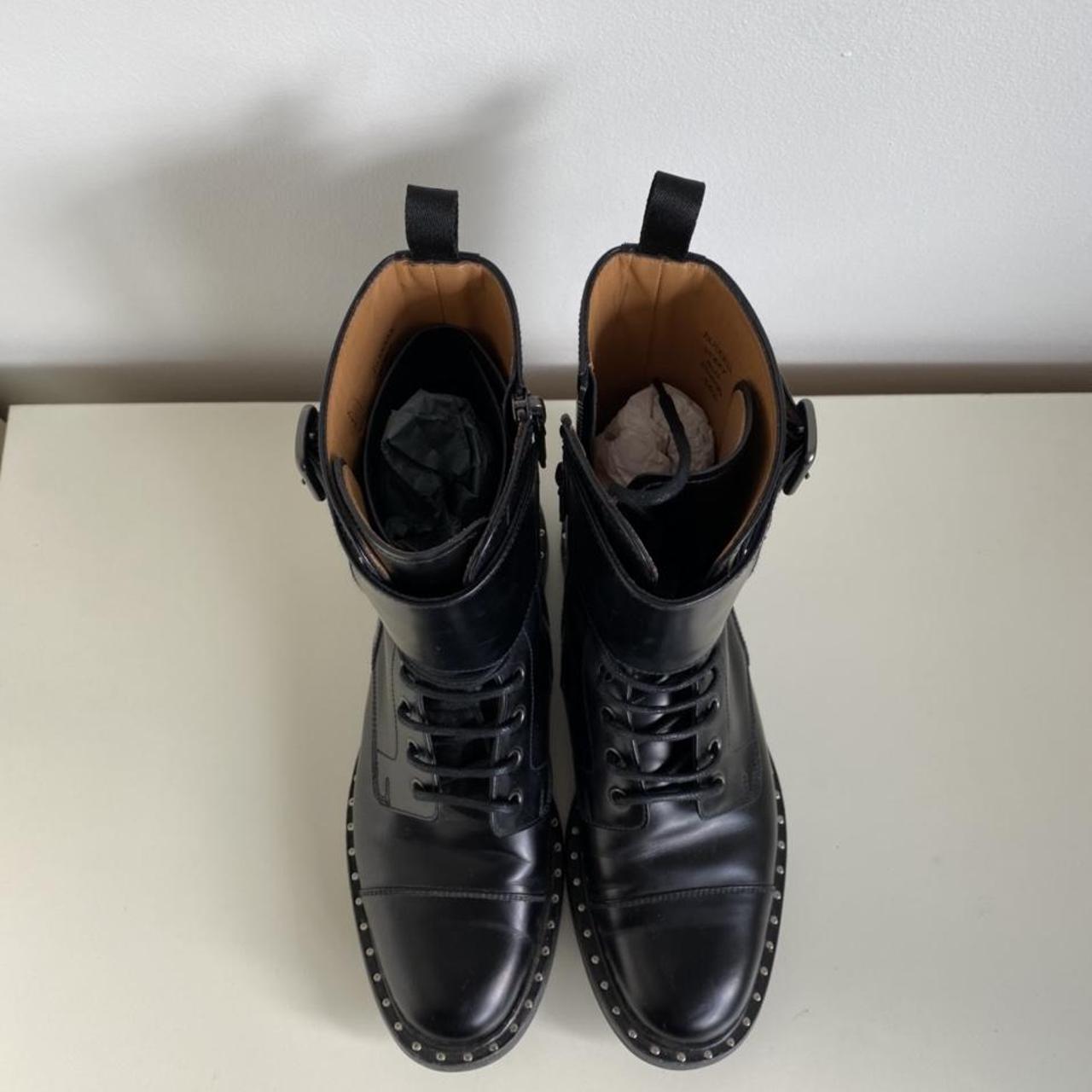 Church’s Stefy, front laced combat boots in black... - Depop