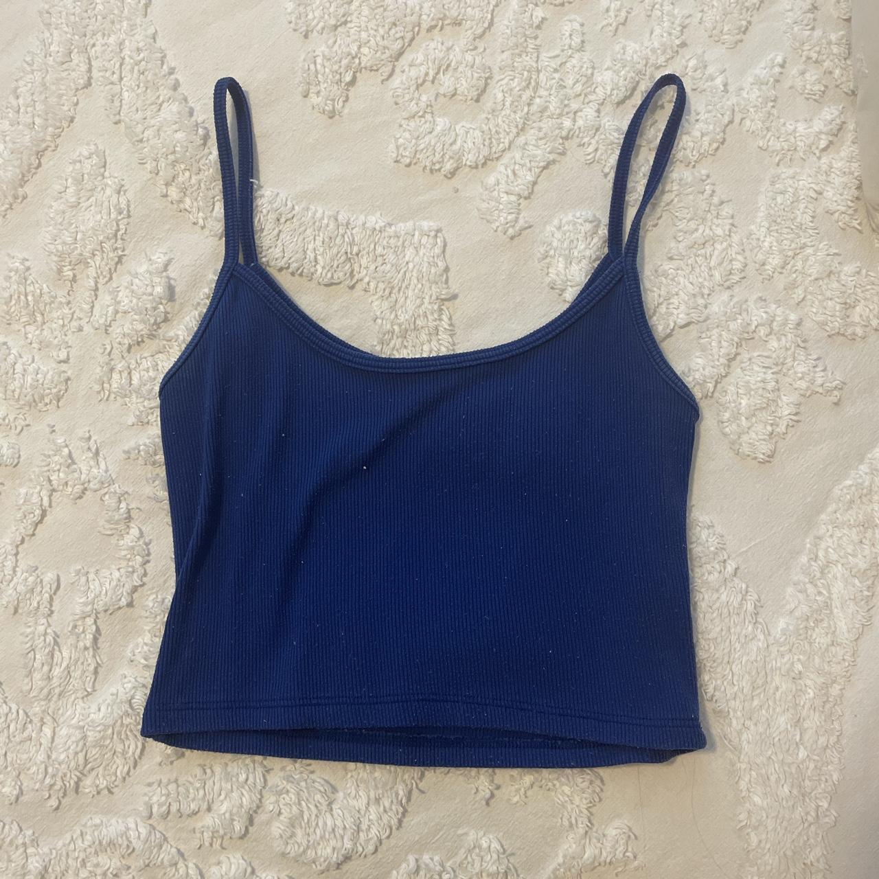 Brandy Melville blue skylar tank top #brandy... - Depop