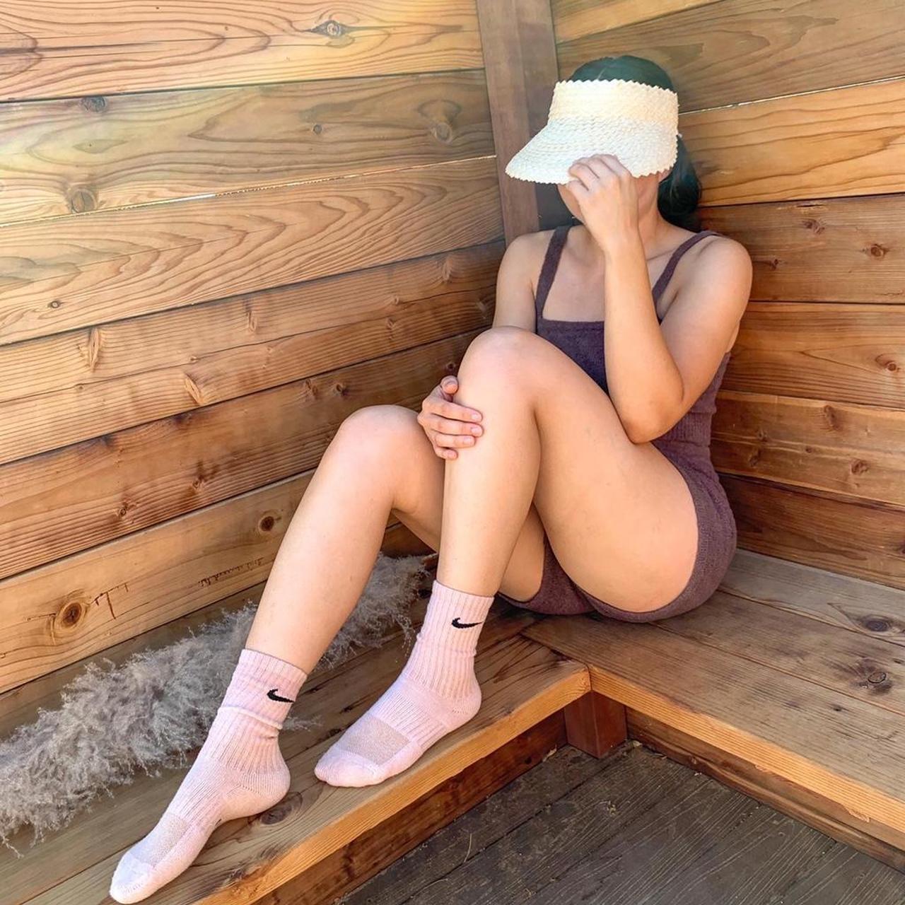 women wearing nike socks