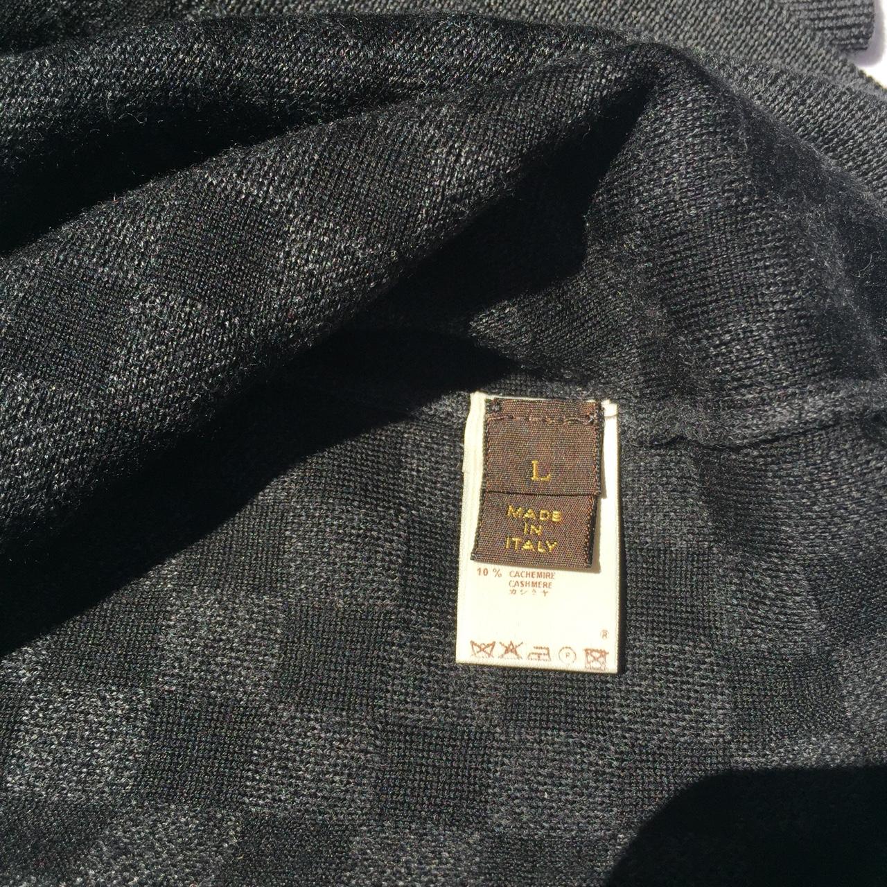 Louis Vuitton Damier Cardigan in wool, cashmere and - Depop
