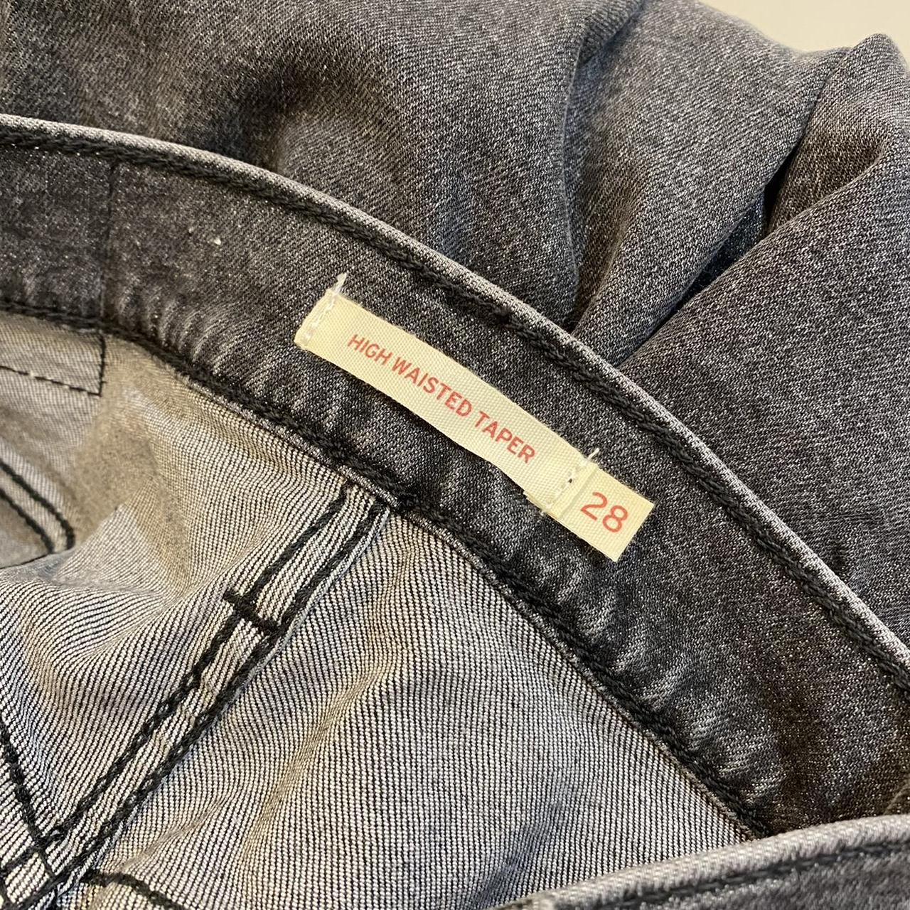 levis high waisted taper