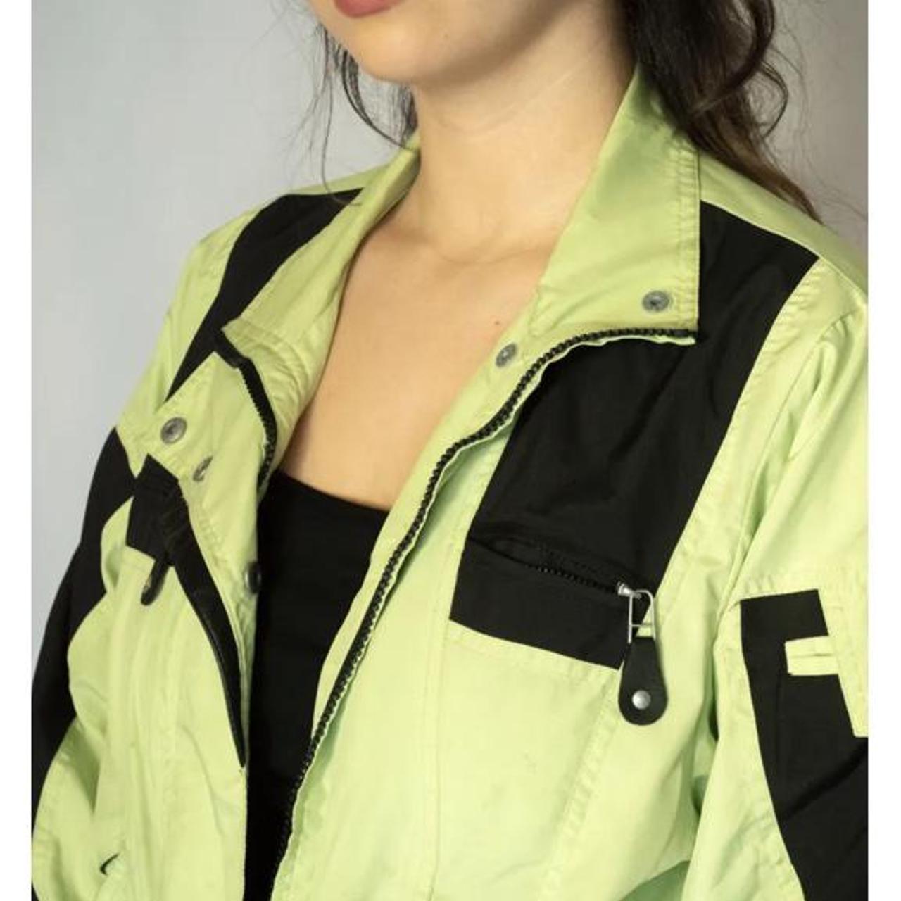 Retro Windbreaker Jacket Retro 1980s Womens Depop   P0 