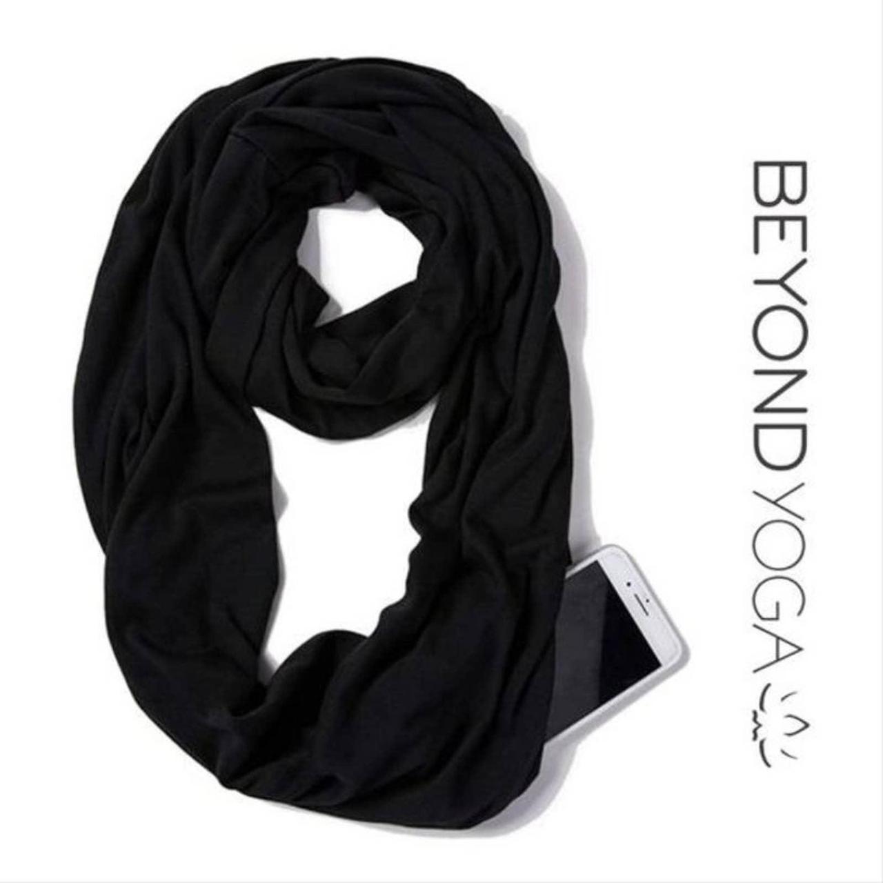 Women S Black And Grey Scarf Wraps Depop