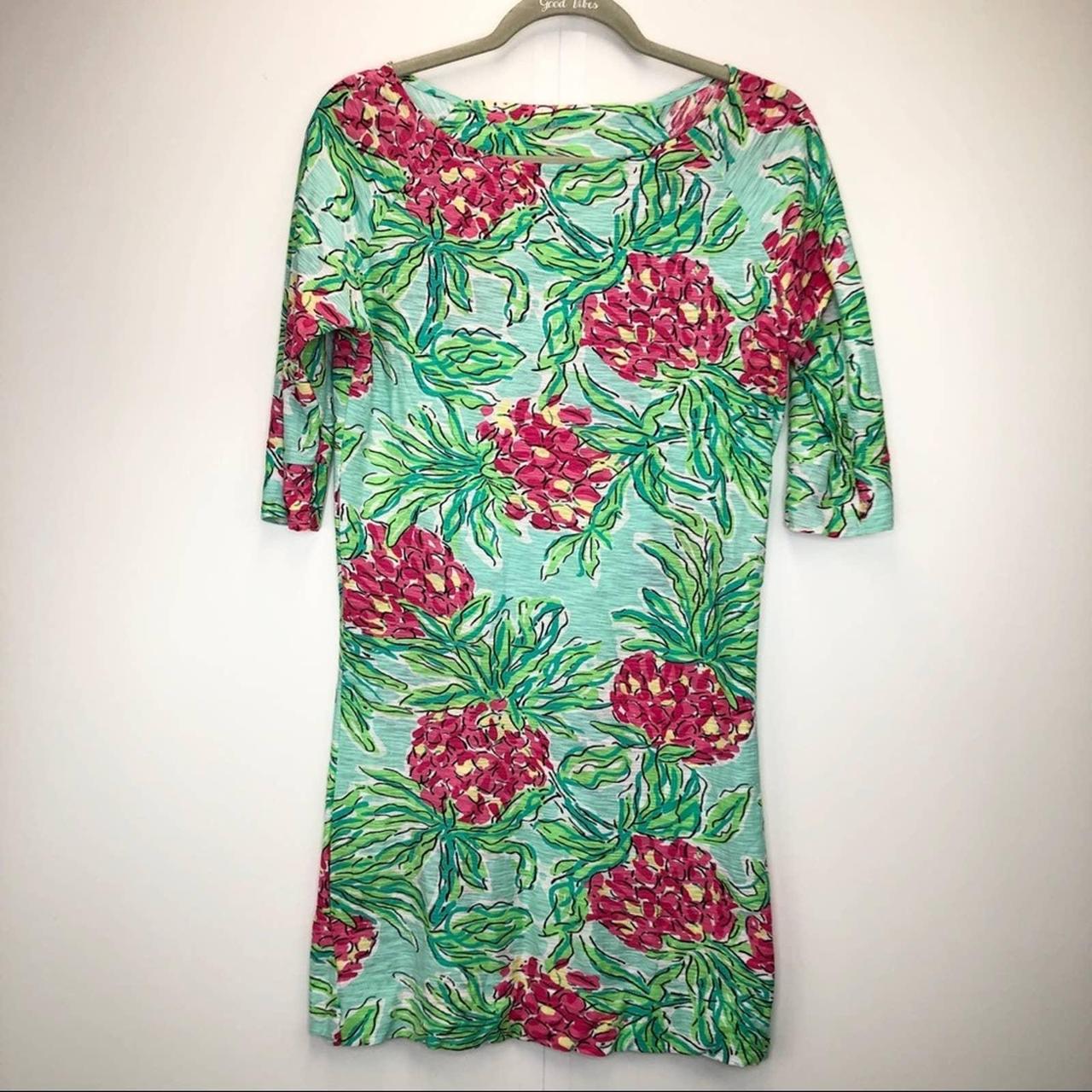 Lilly Pulitzer Women's Blue and Pink Dress