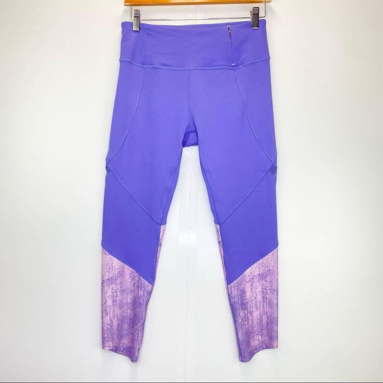 Women's Purple and Blue Leggings | Depop