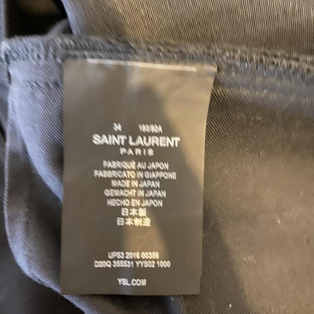 Yves Saint Laurent D-01 black denim Worn once - Depop