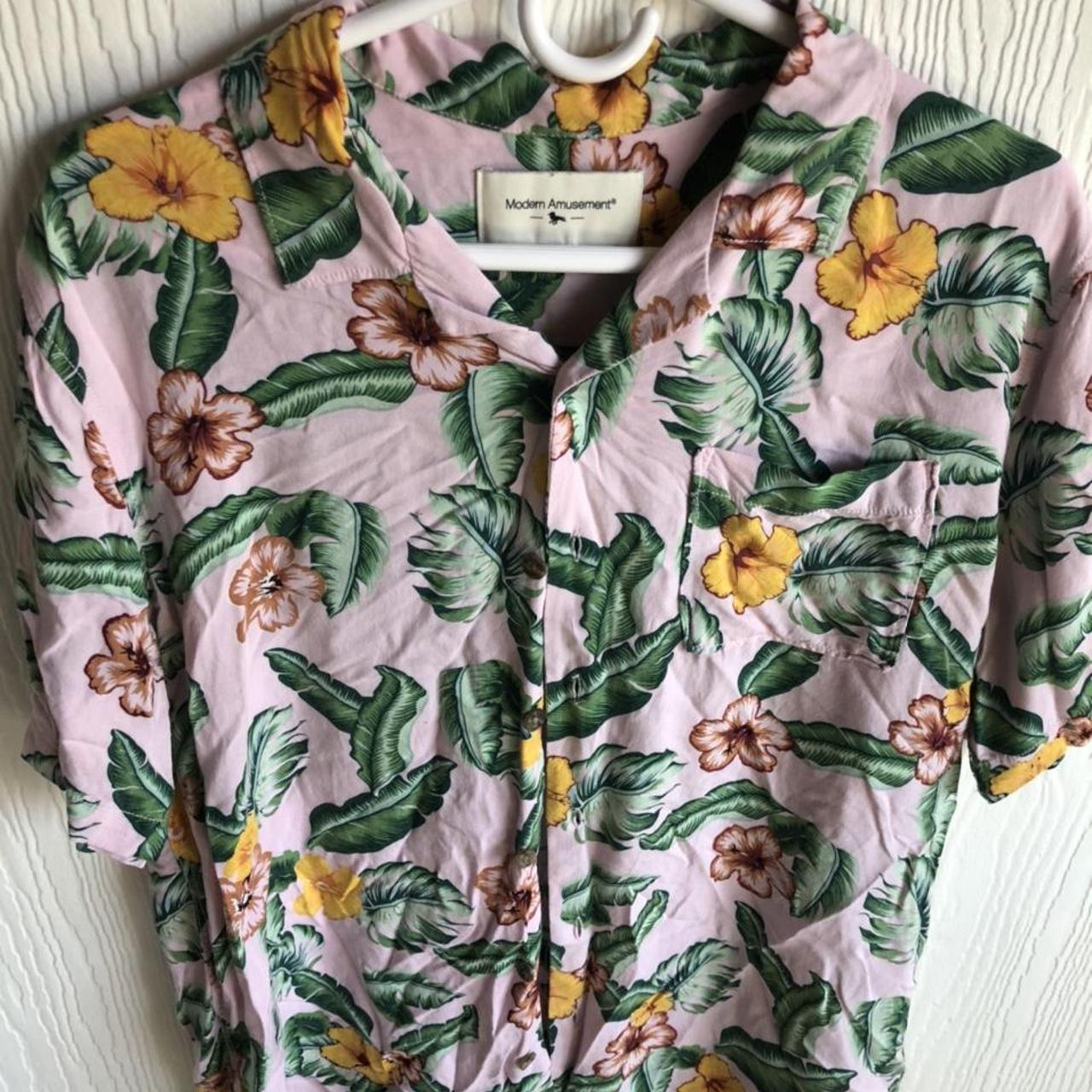 from Pac Sun, short sleeve Hawaiian print shirt... - Depop