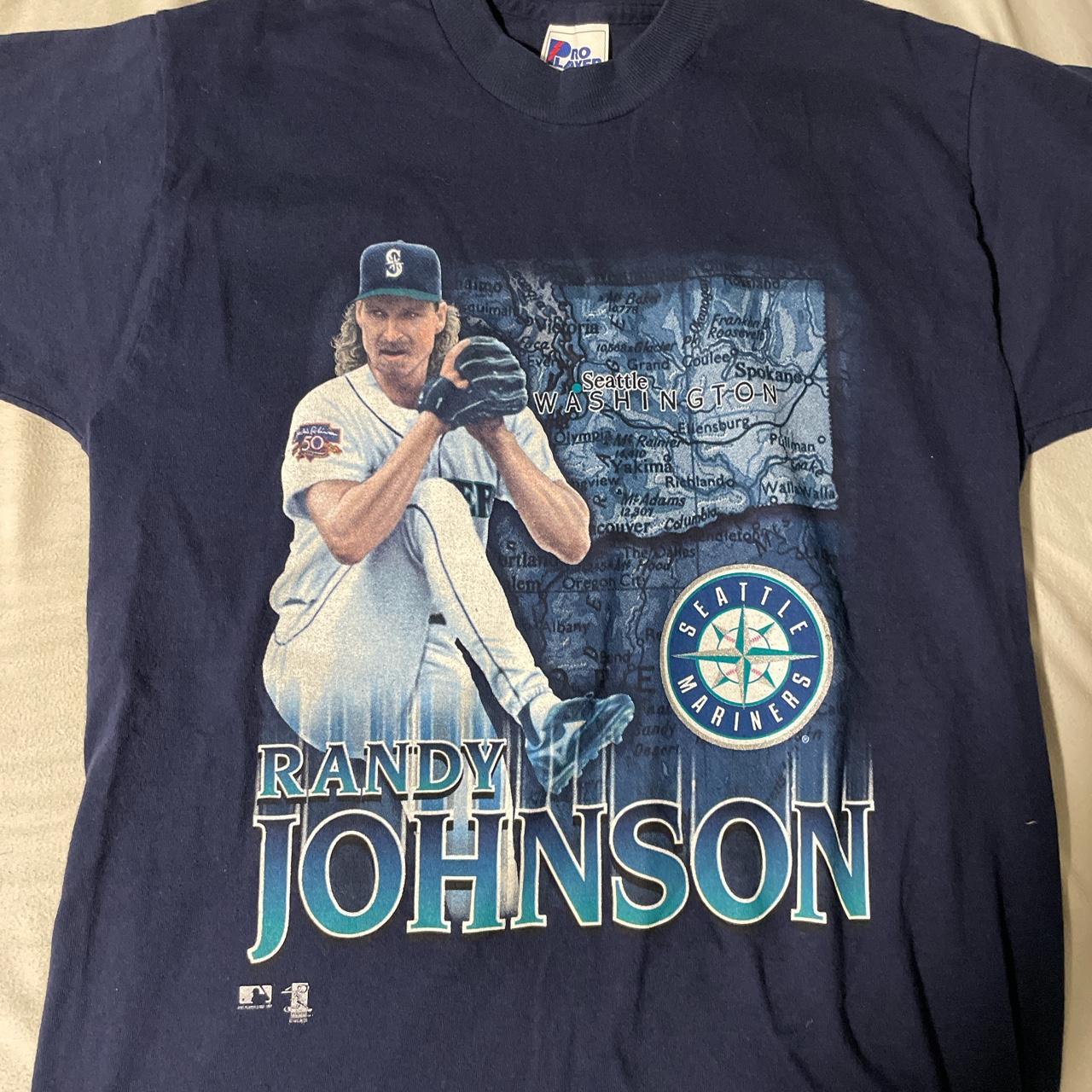 Randy Johnson retirement shirt Great condition No - Depop