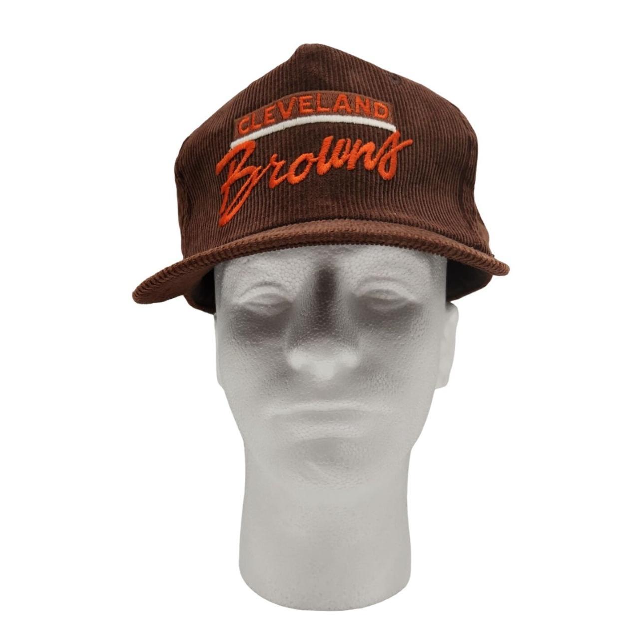 Cleveland Browns Script Brown Corduroy Snapback