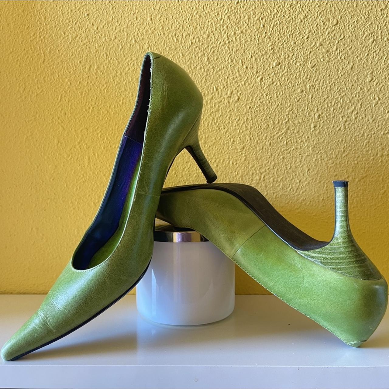 Steve madden hot sale green heels