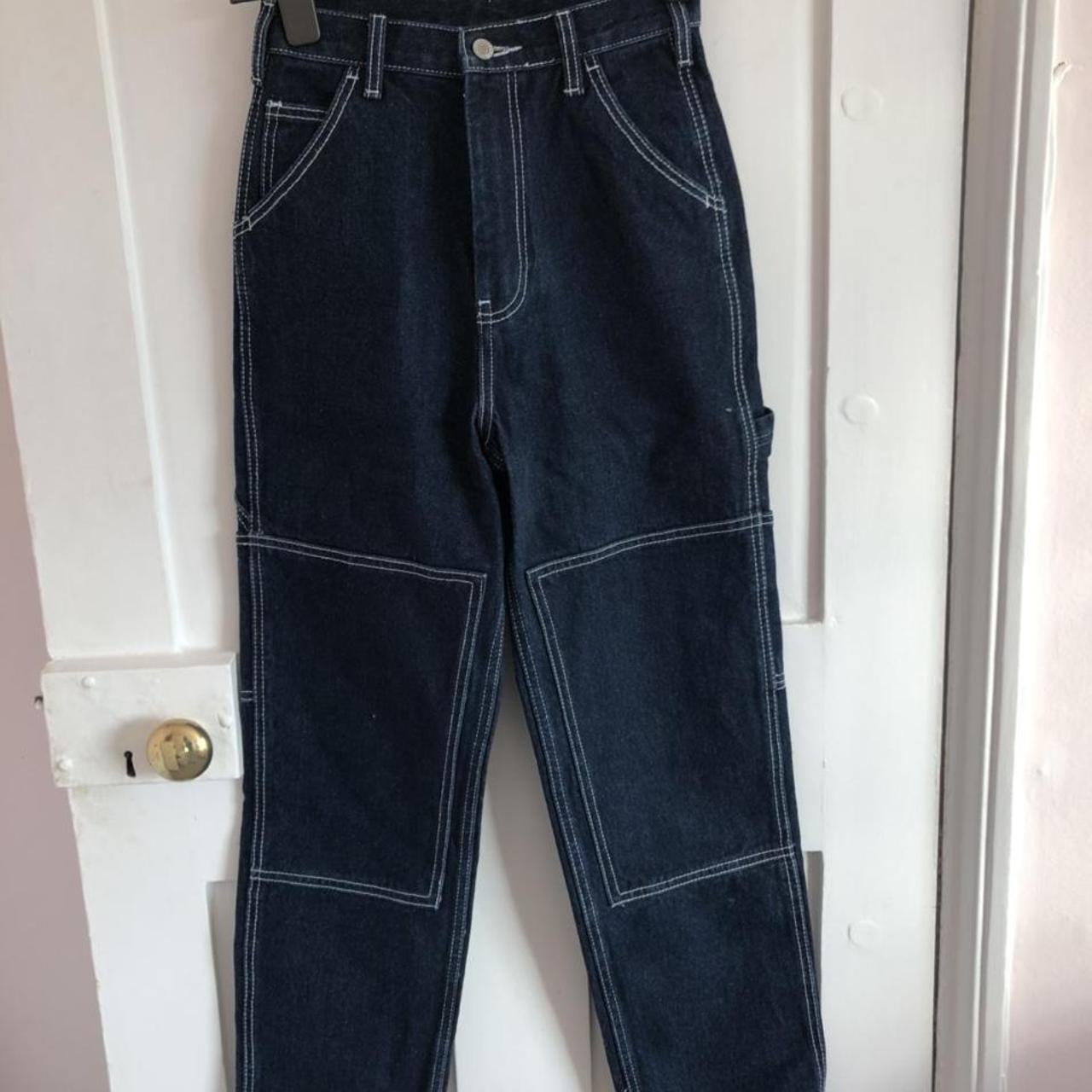 dark wash painter pants