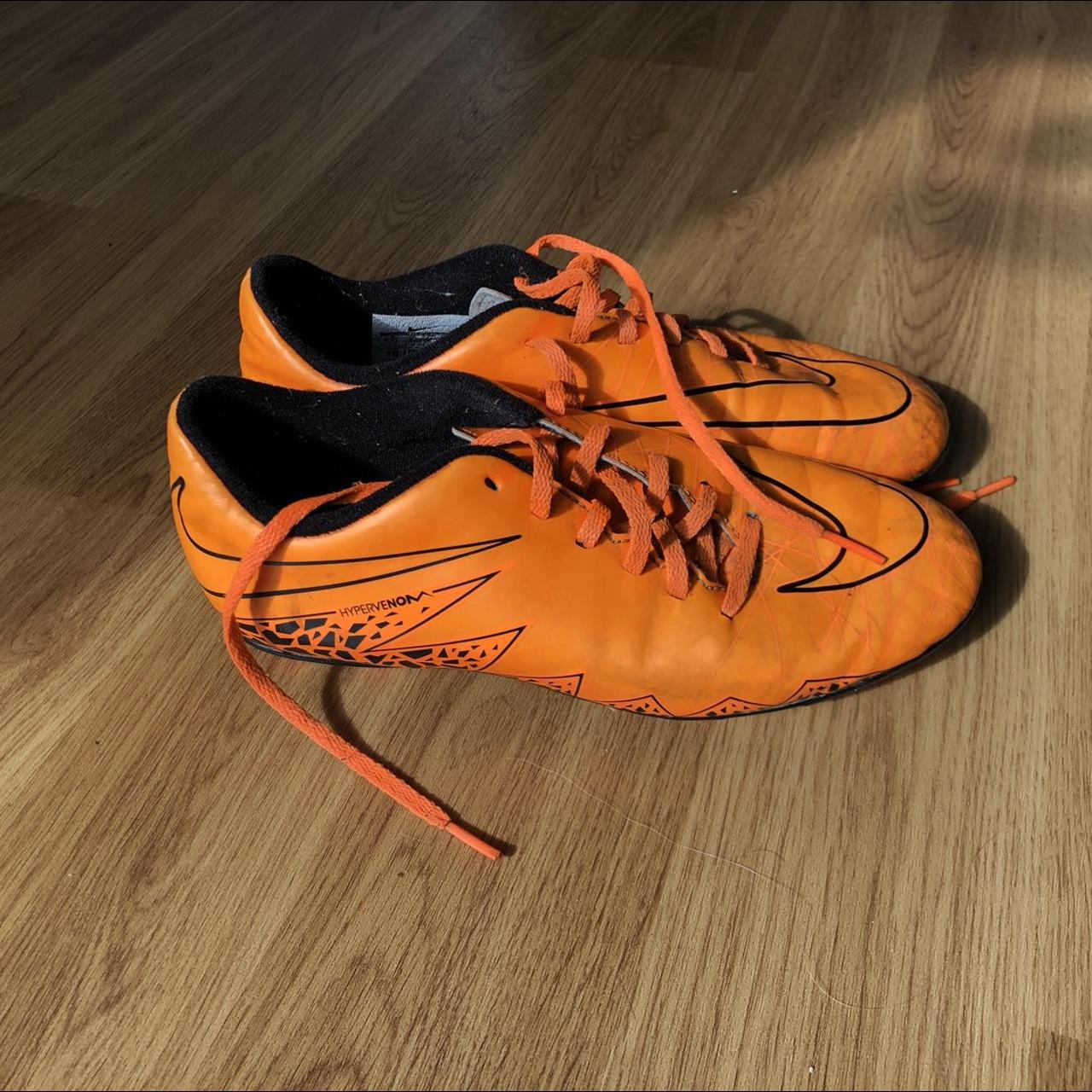 nike orange and black football boots