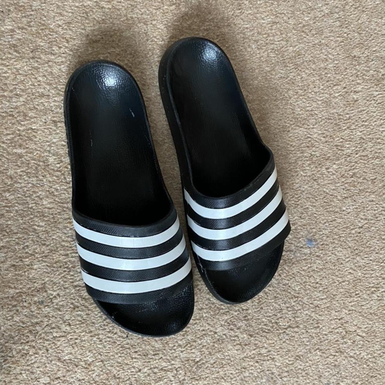 womens adidas slides size 10