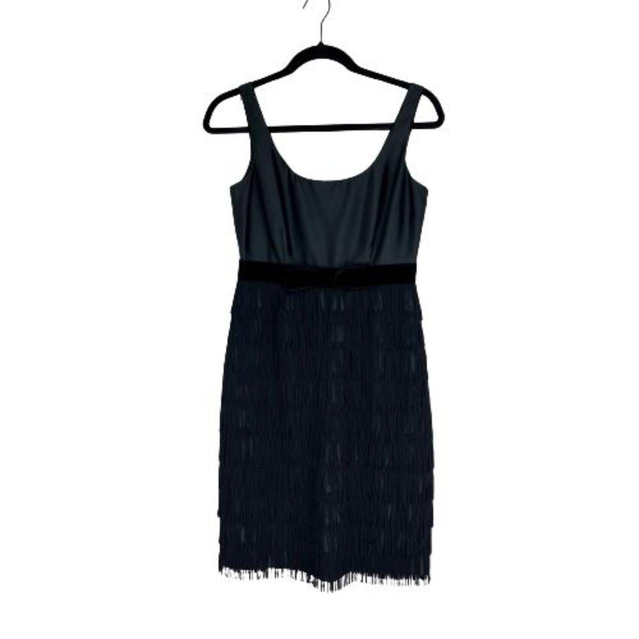 KATE FRINGE DRESS BLACK