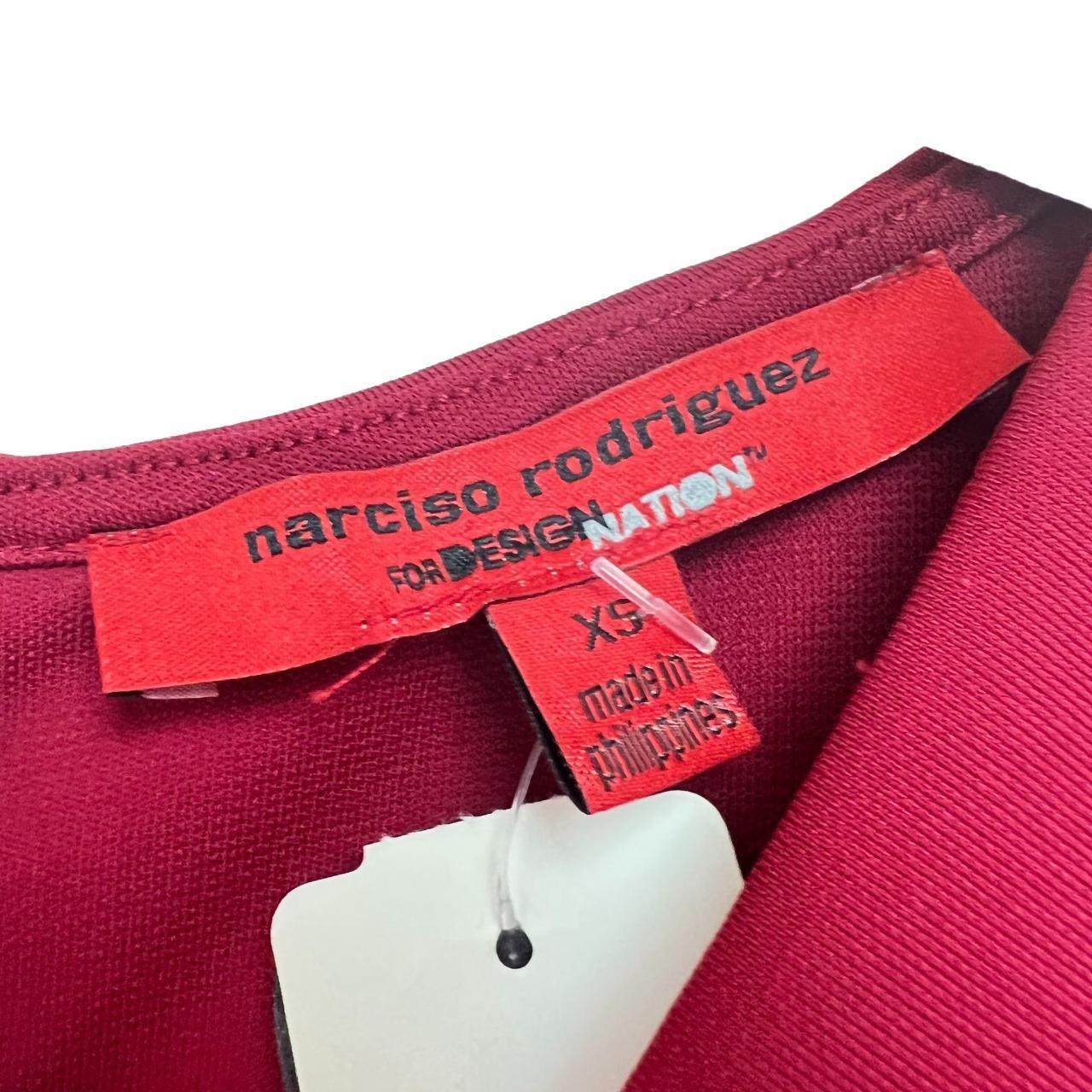 Narciso Rodriguez Women's Burgundy Dress (3)