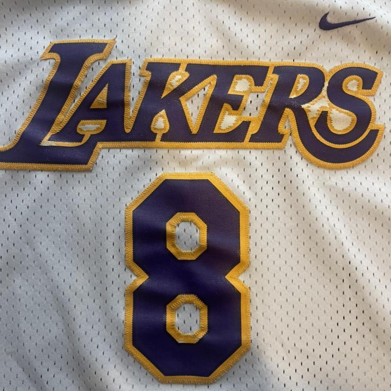 Kobe Bryant #8 Lakers NIKE Jersey WHITE Onesie 12M