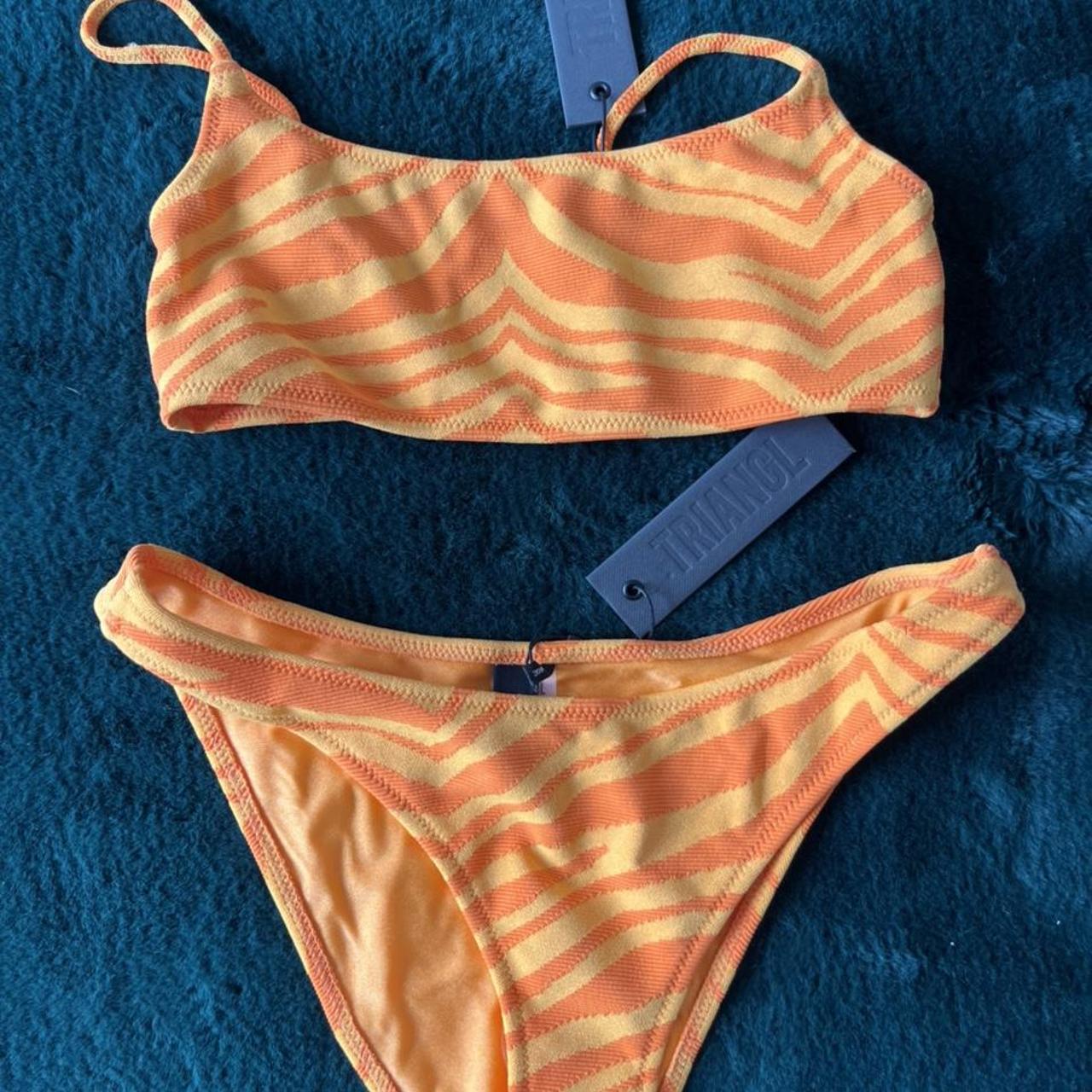 Orange hot sale triangl bikini