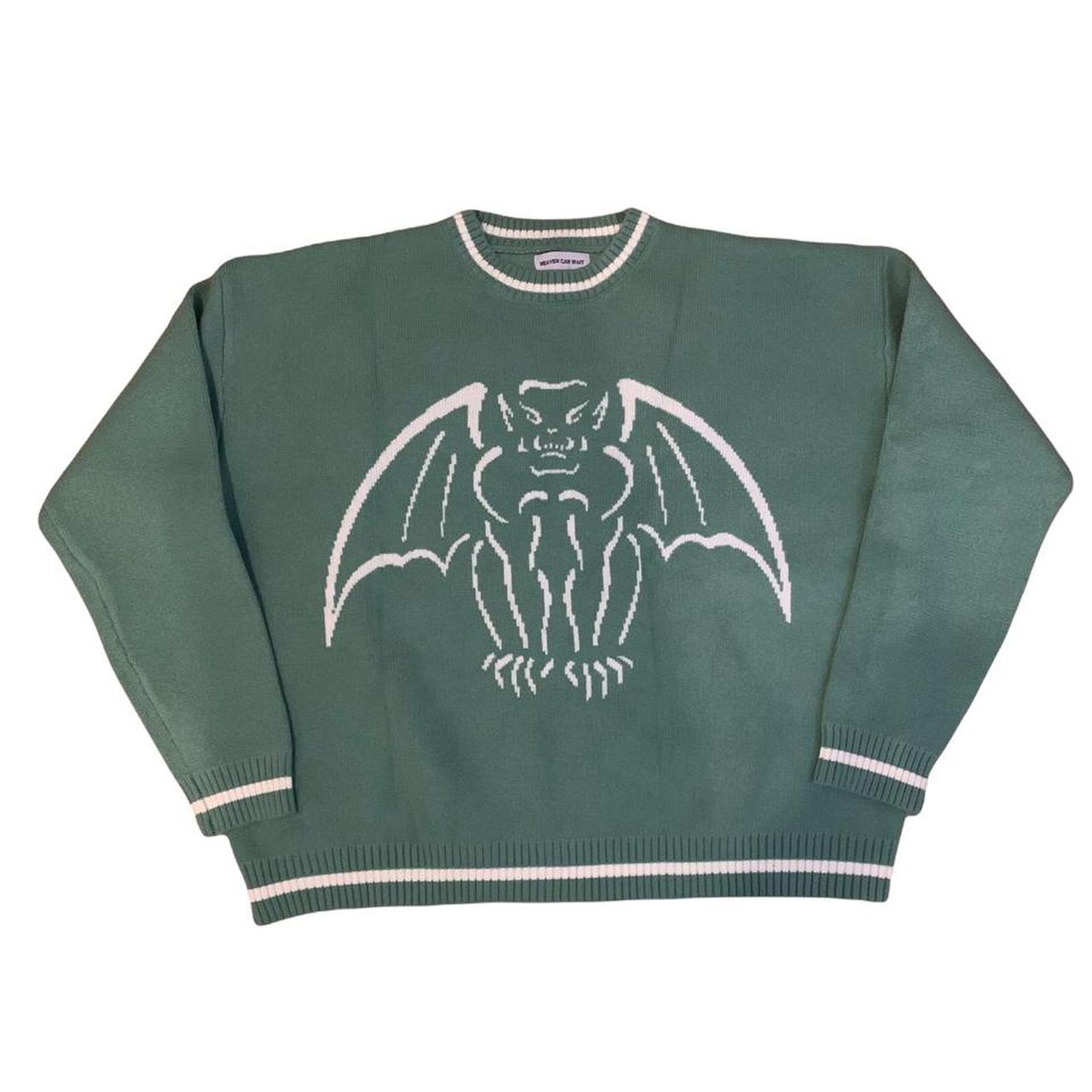 hcw green sweater