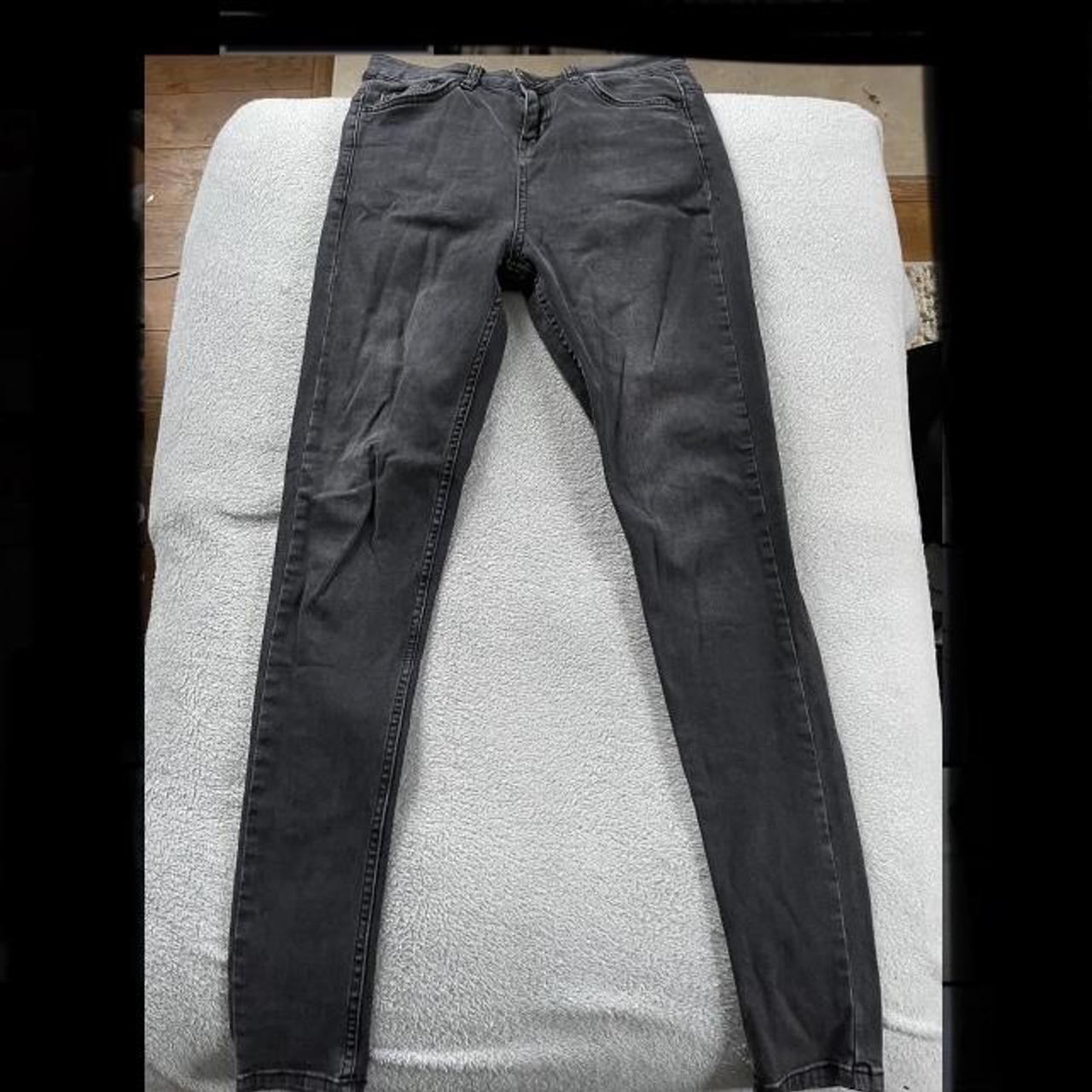 Hera London jeans in dark grey. Size 28R. Preowned,... Depop