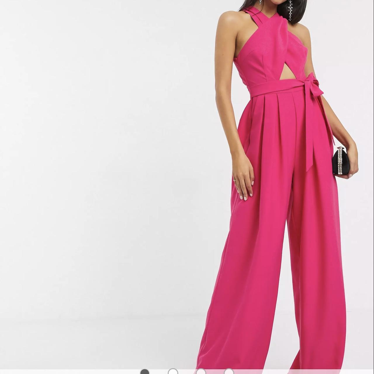 ASOS Women's Pink Jumpsuit Depop