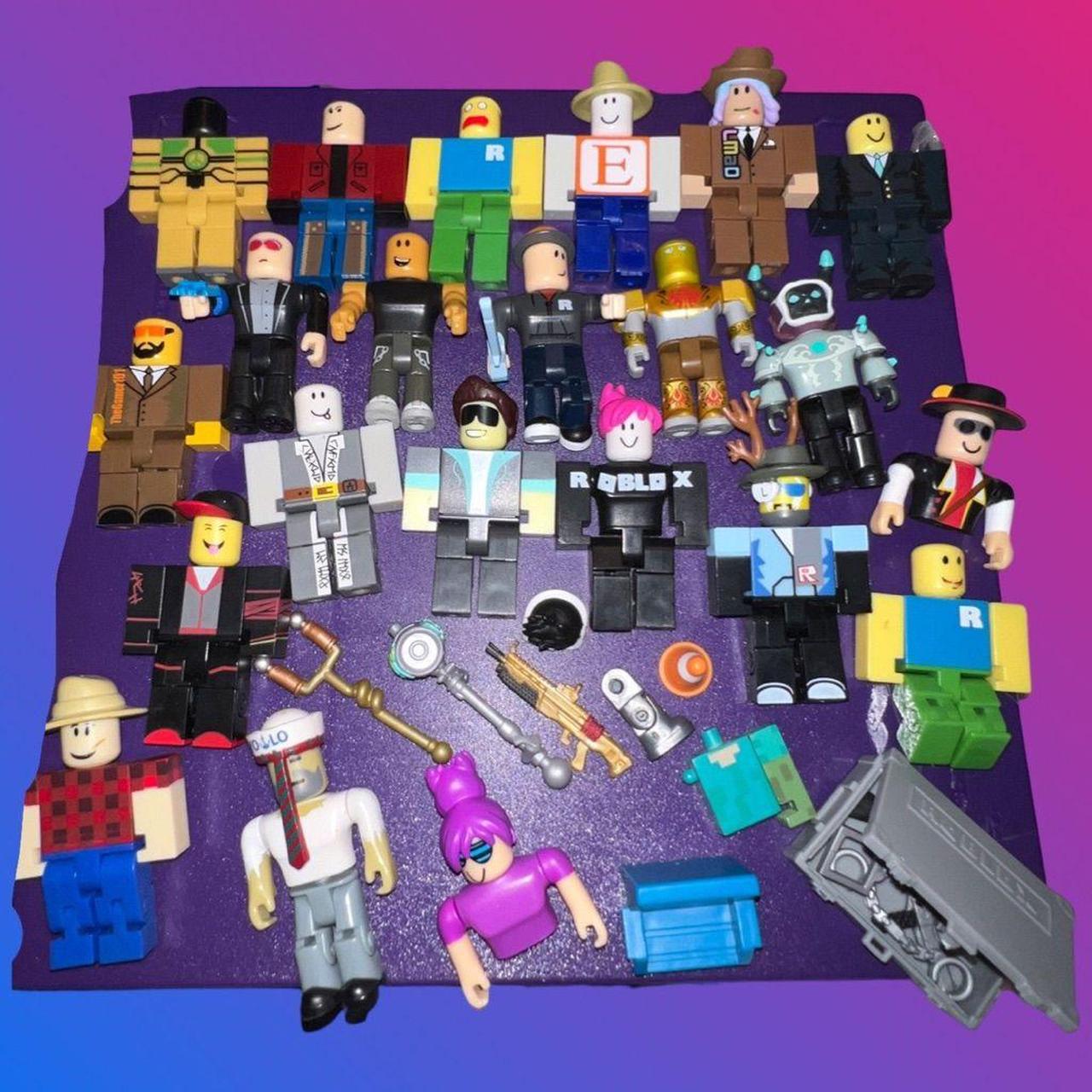 21 Roblox Figures, Car, Boxes & Accessories Great... - Depop