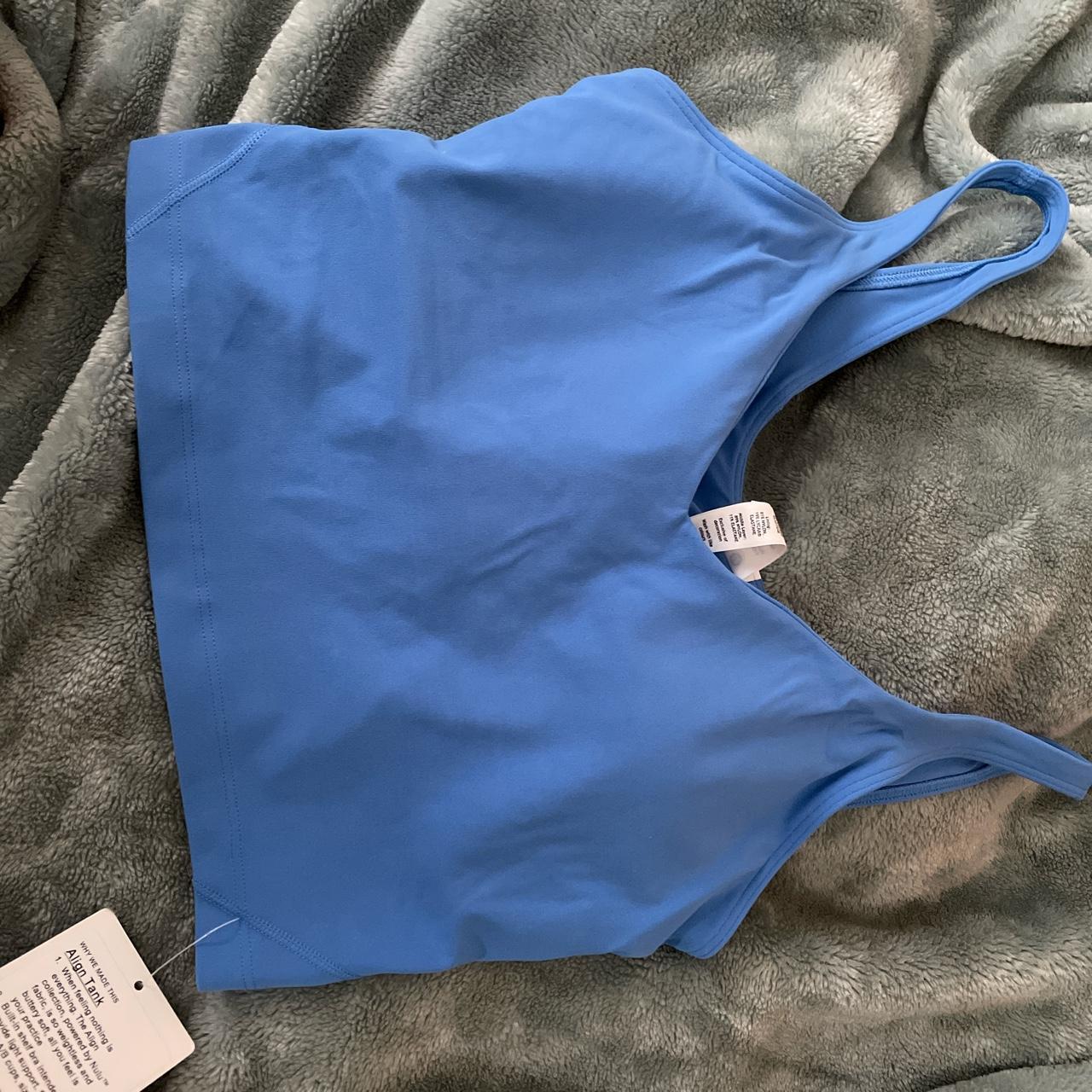 lululemon powder blue align tank size 2. never worn, - Depop