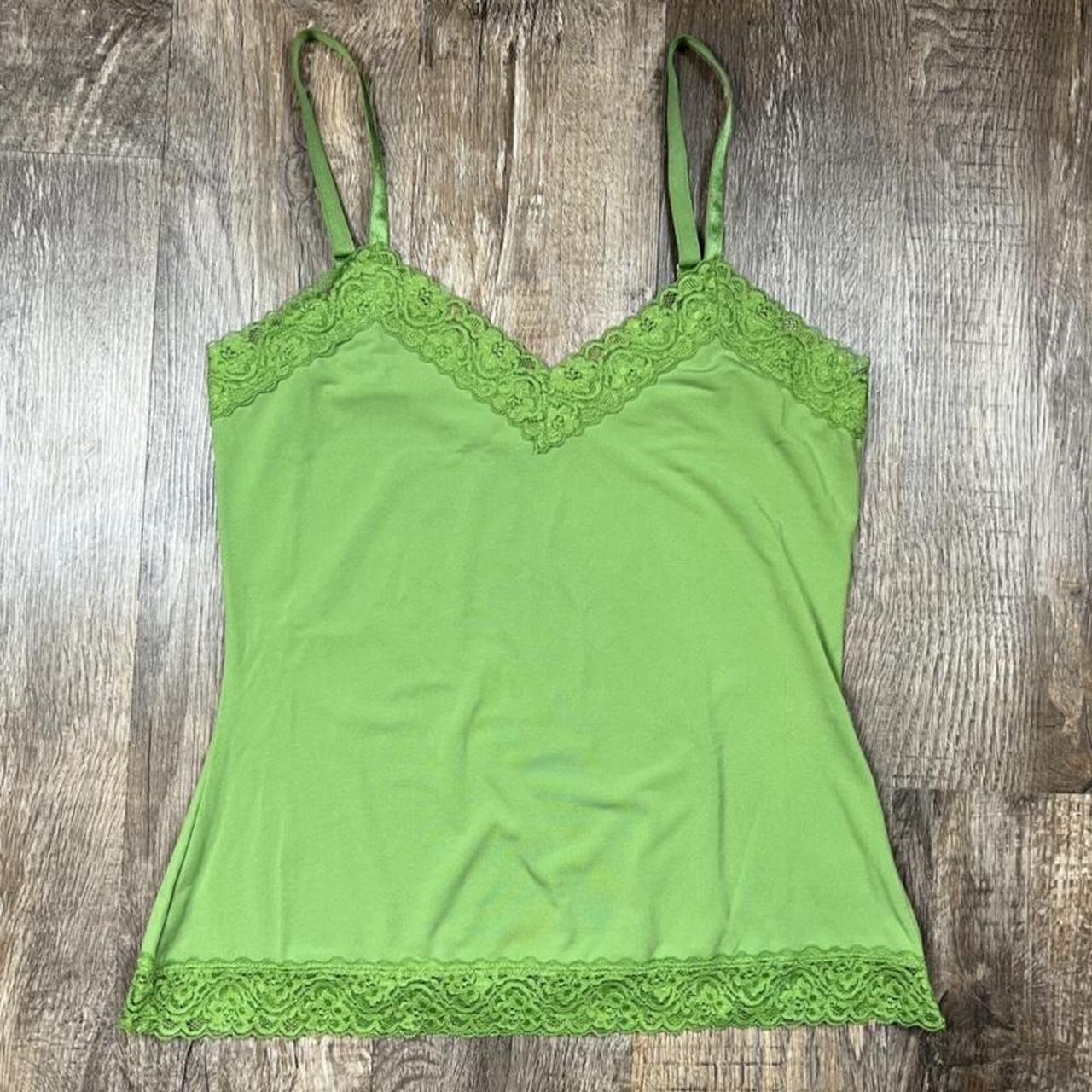 The cutest laced fairy tank!💚 has some gorgeous... - Depop