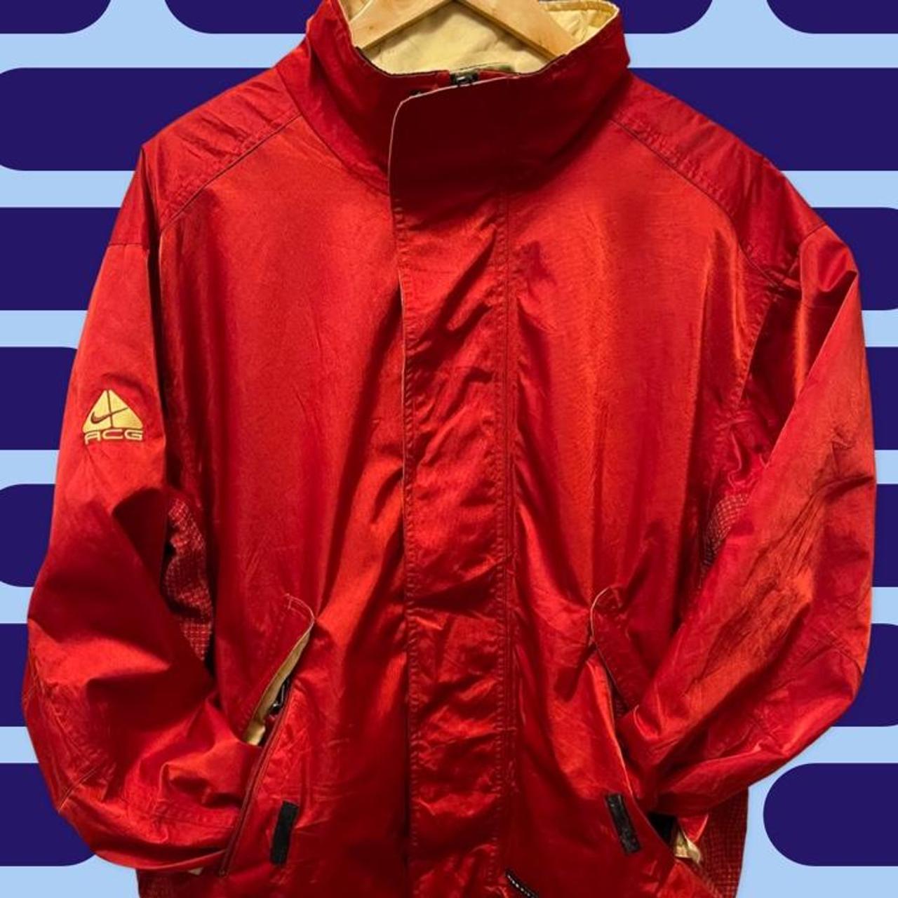 nike acg jacket red