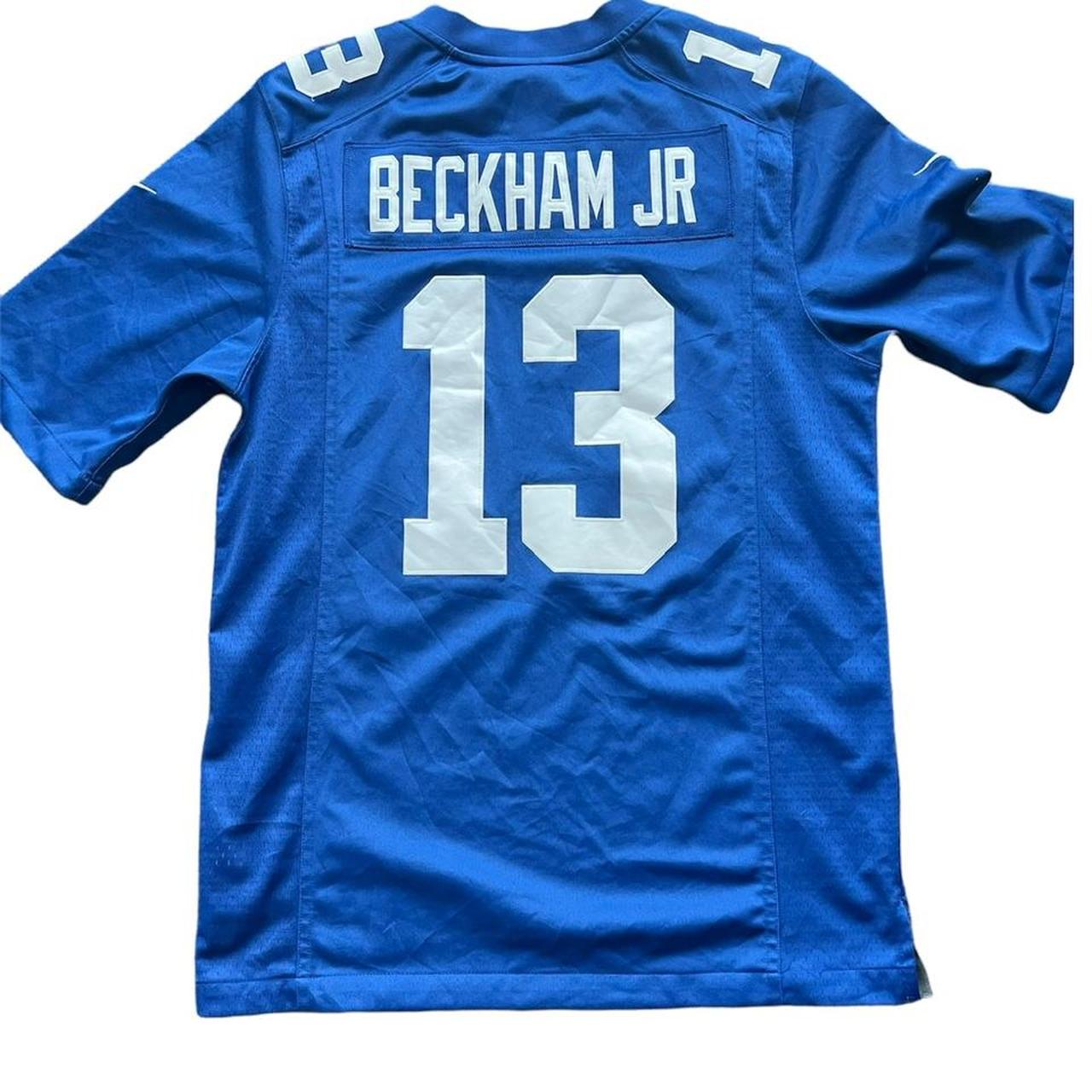 Odell Beckham NY Giants jersey (blue) sz. Small #13 OBJ - Depop